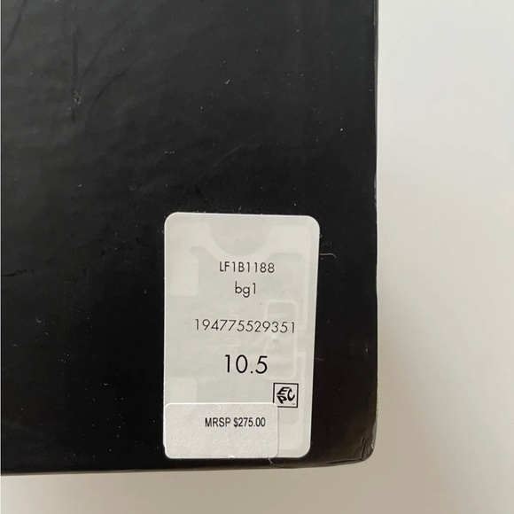 NEW Men's Karl Lagerfeld Paris Hiking Boots Black Suede Gray Size 10.5 MSRP$275! - Picture 5 of 6